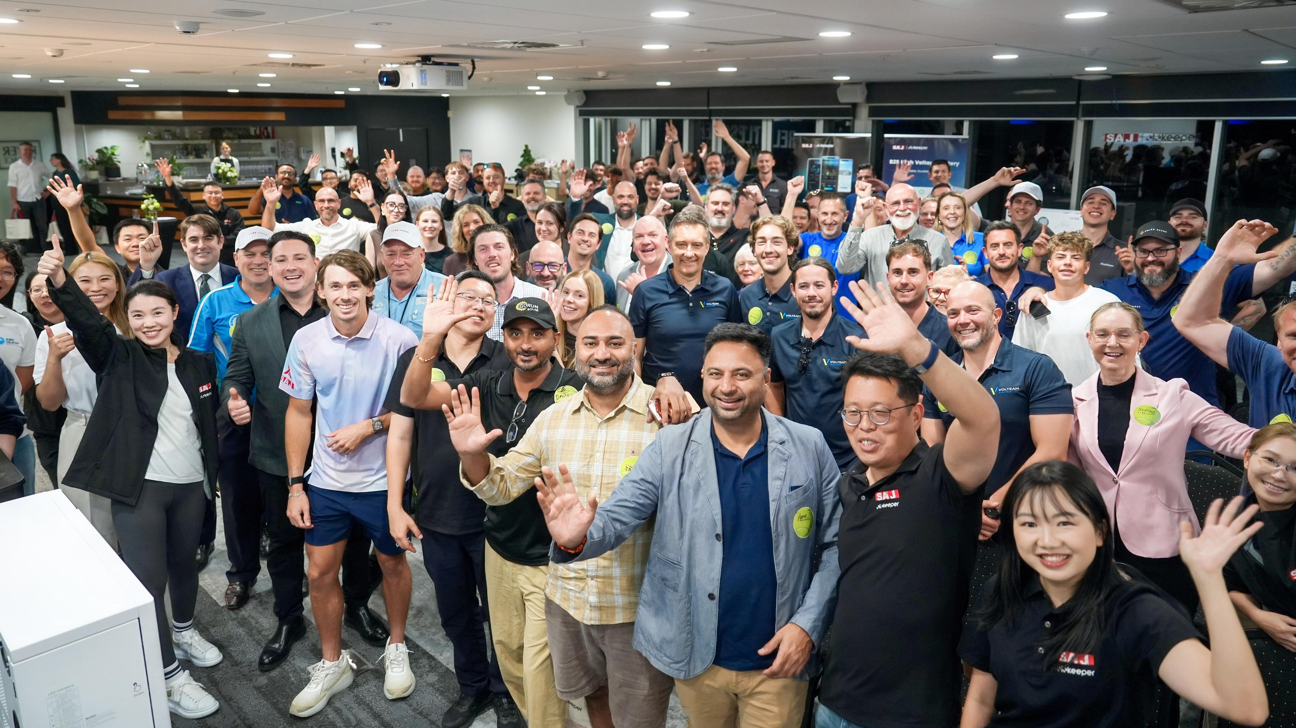 Eine unvergessliche Nacht in Australien: SAJ Electric präsentiert neue Lösungen und seine Markenvision